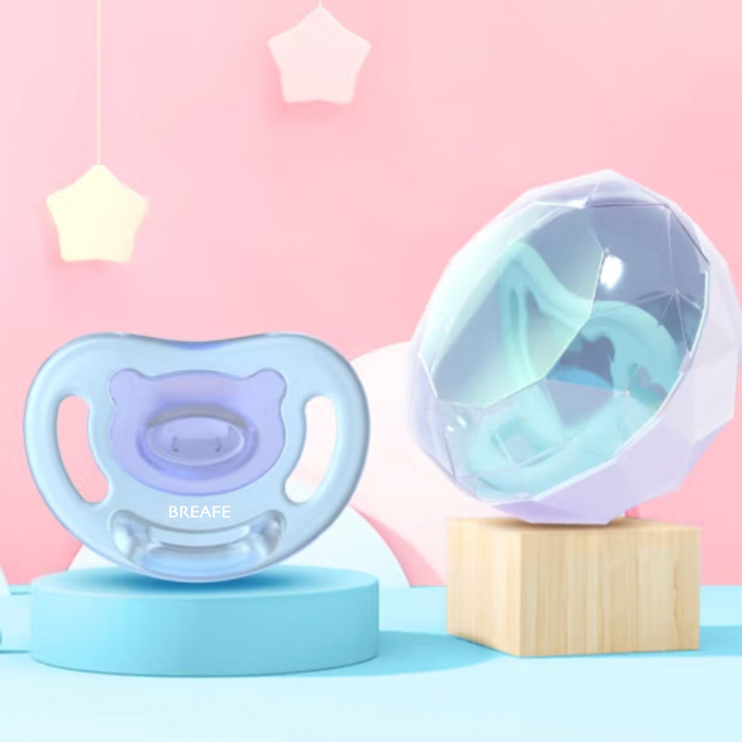 BREAFE Baby Feeding Pacifiers Gum Massagers for Babies