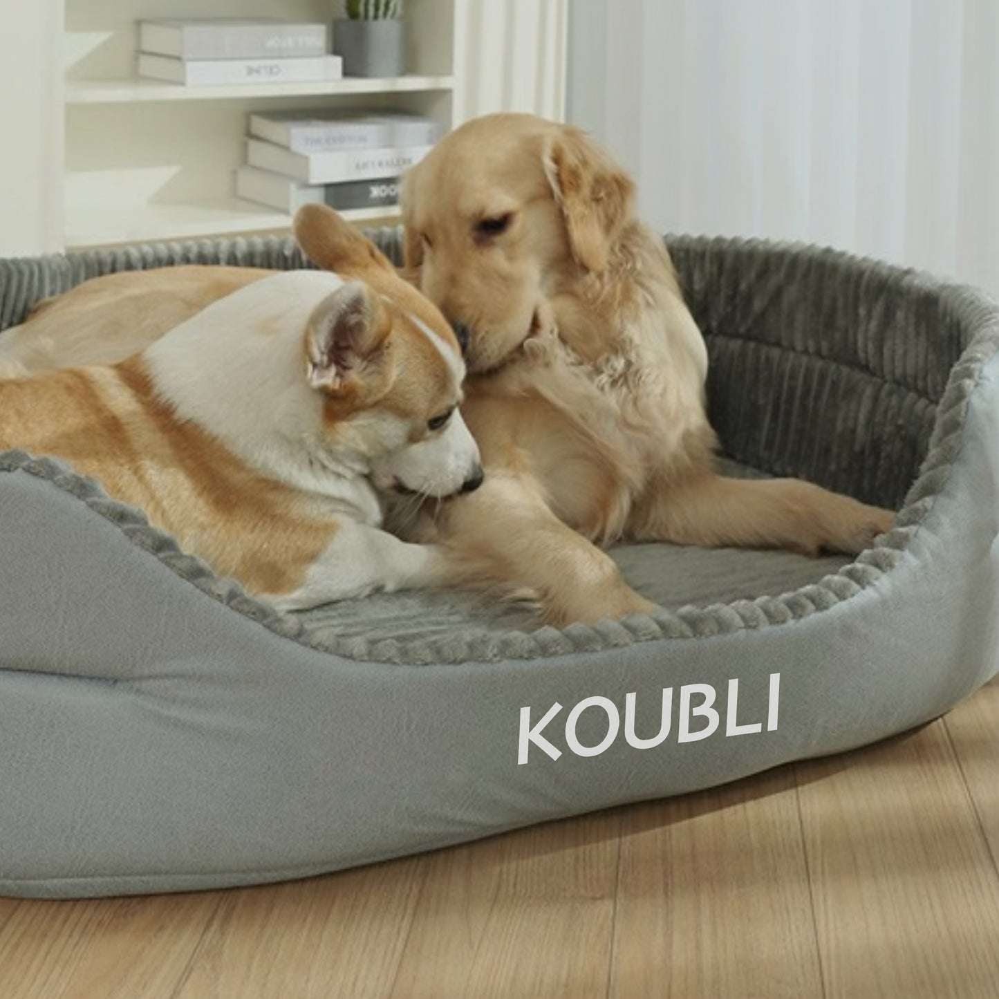KOUBLI Foam Sofa with Removable Washable Cover, Beds for Household Pets