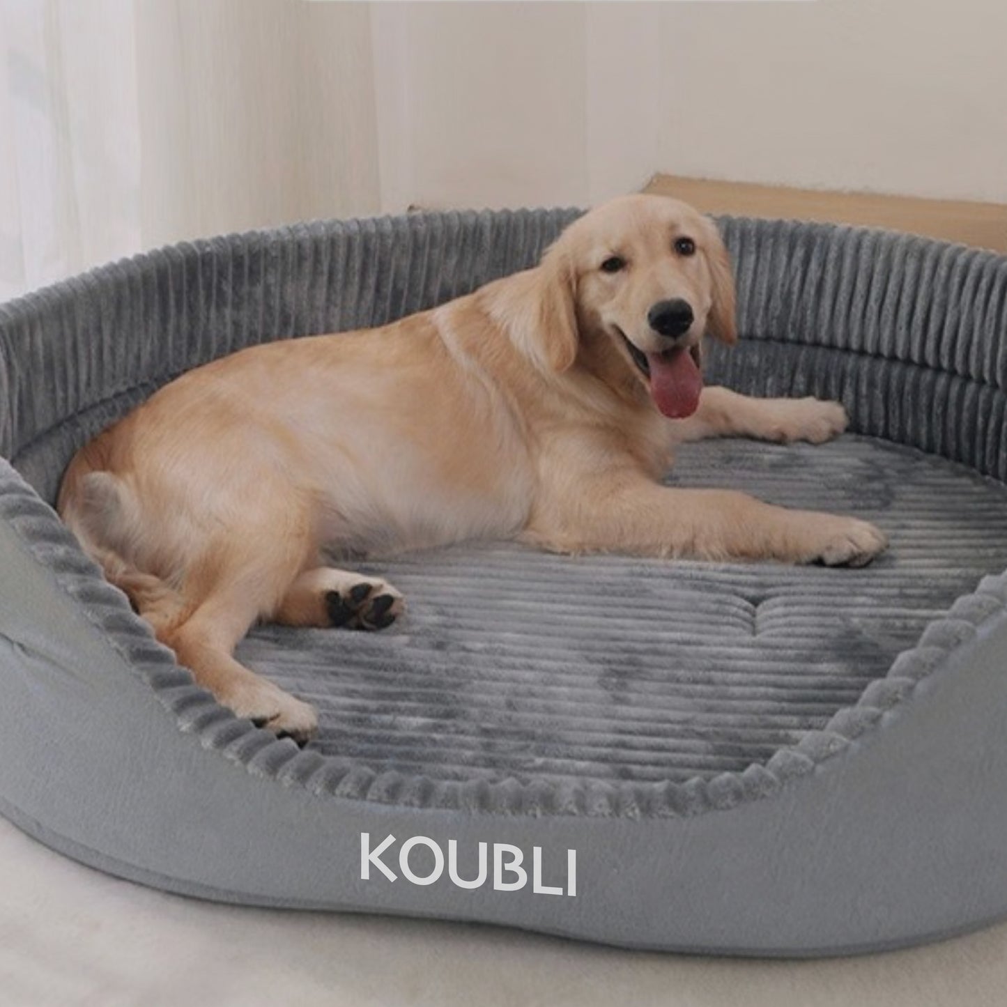 KOUBLI Foam Sofa with Removable Washable Cover, Beds for Household Pets