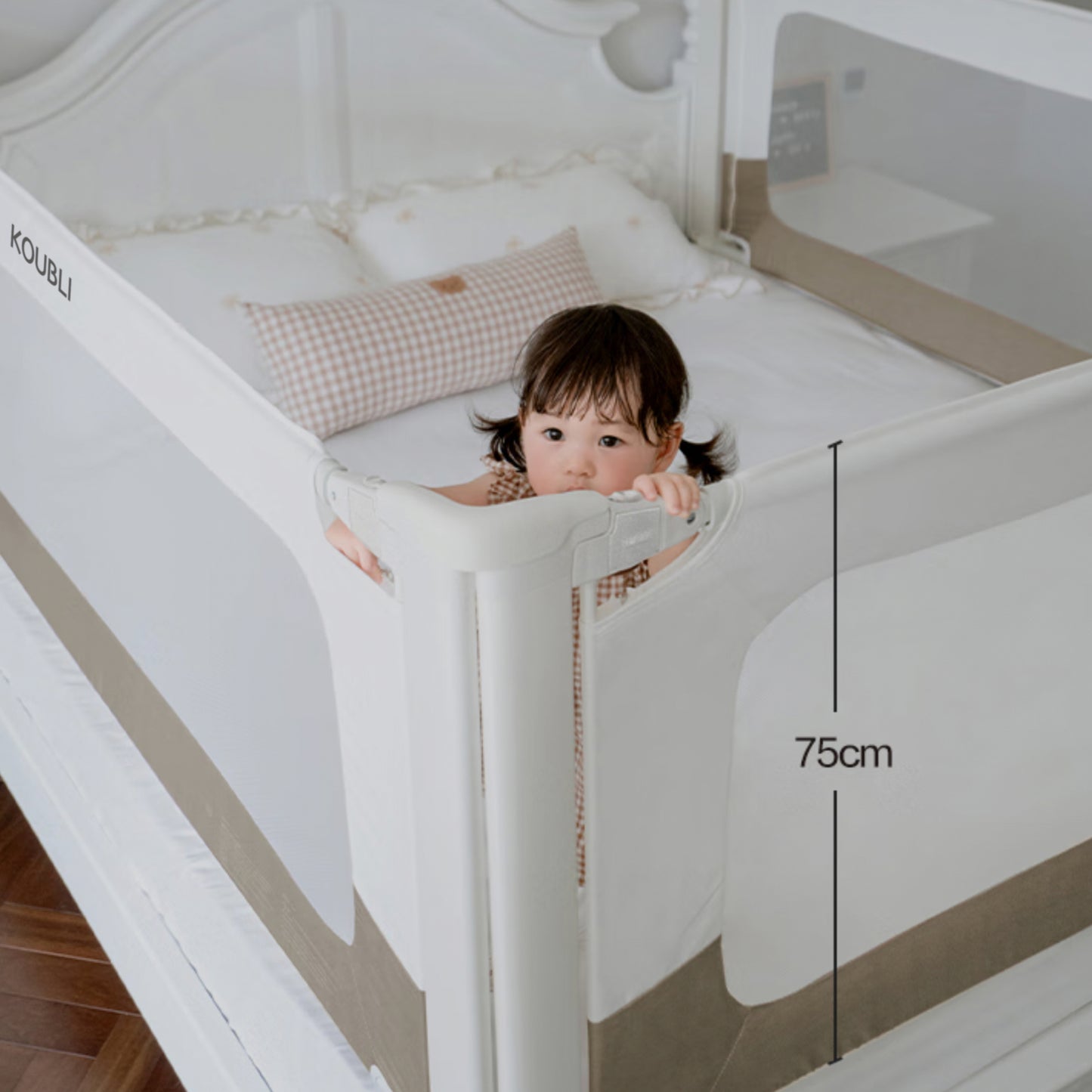 KOUBLI Breathable Mesh Crib Liner – Classic Collection-Bumper Guards for Cots