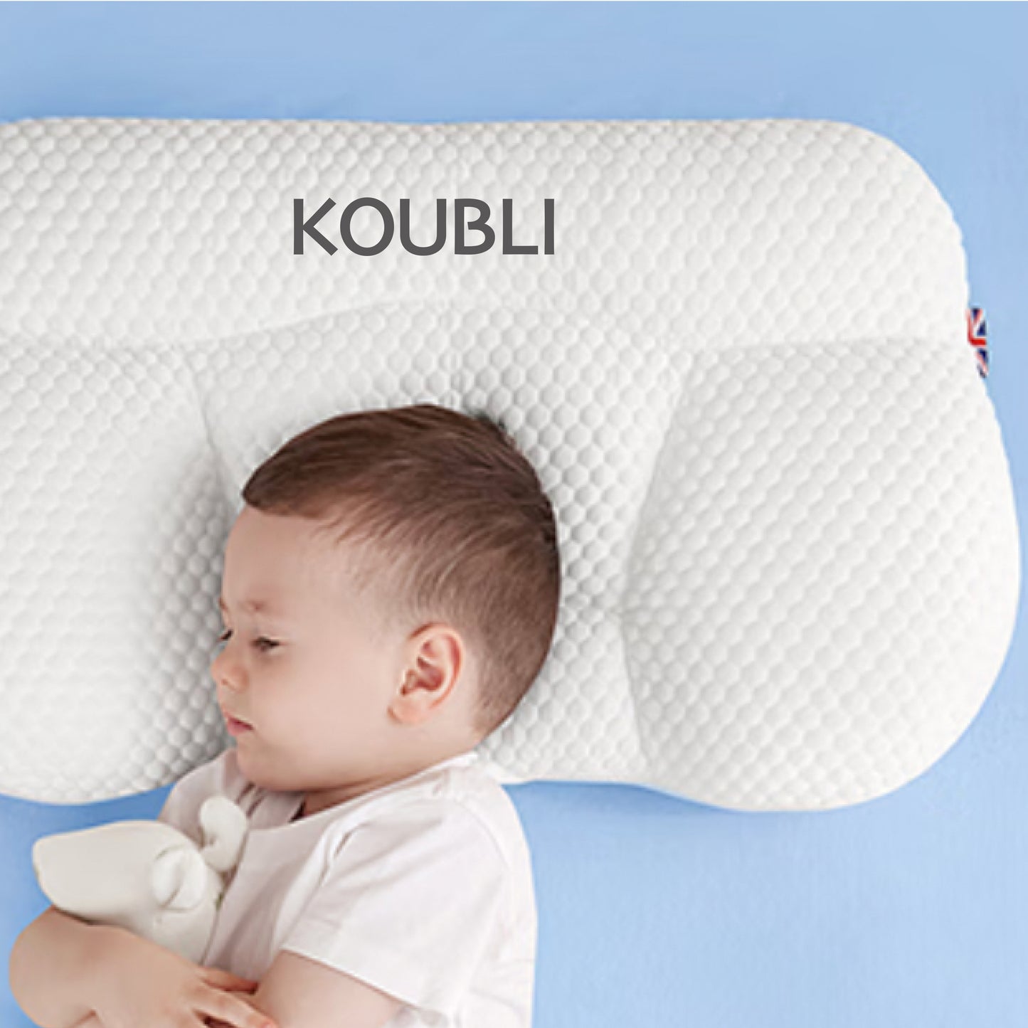 KOUBLI Infant Head and Neck Support Baby Neck Pillow