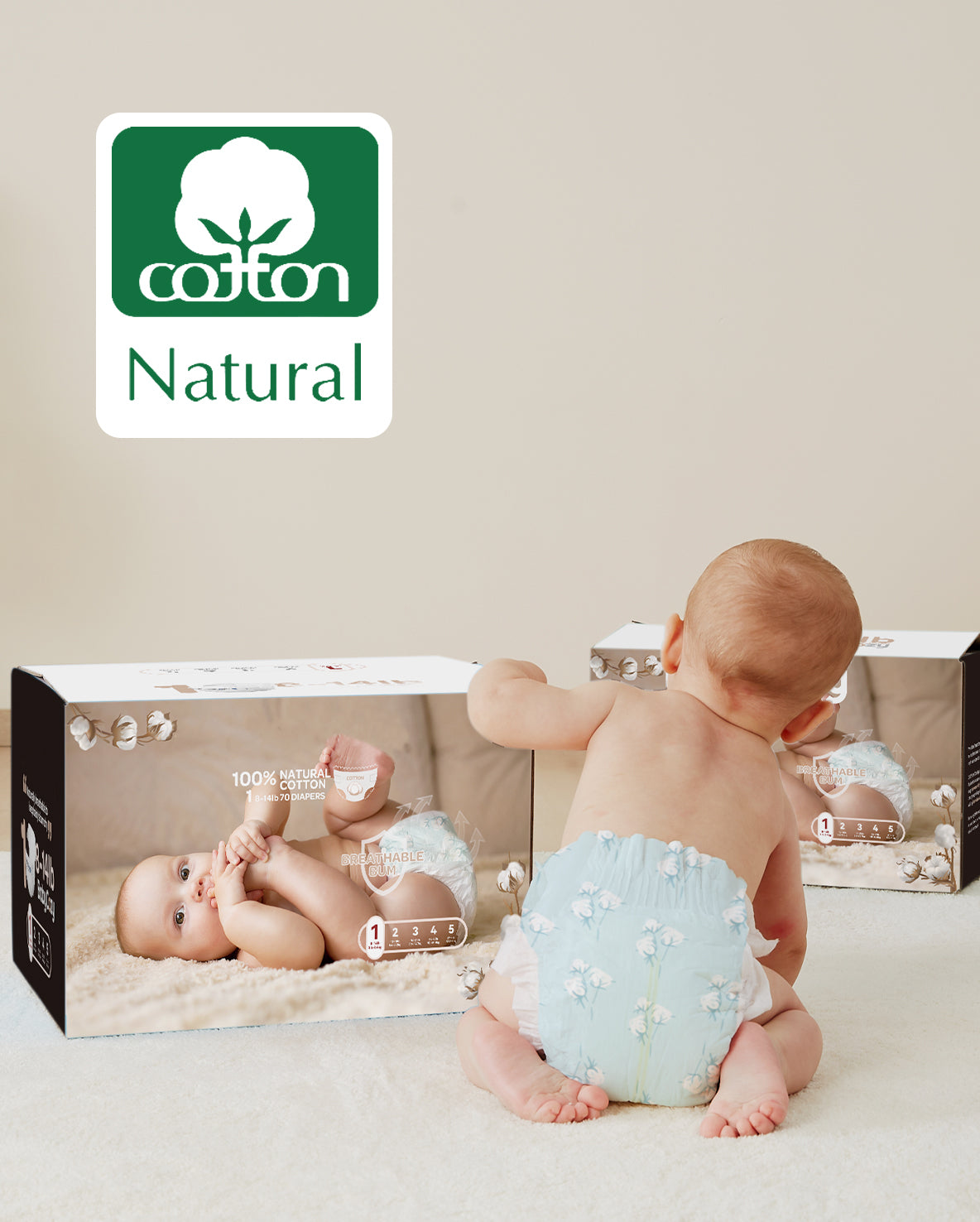 Natural Cotton Diaper