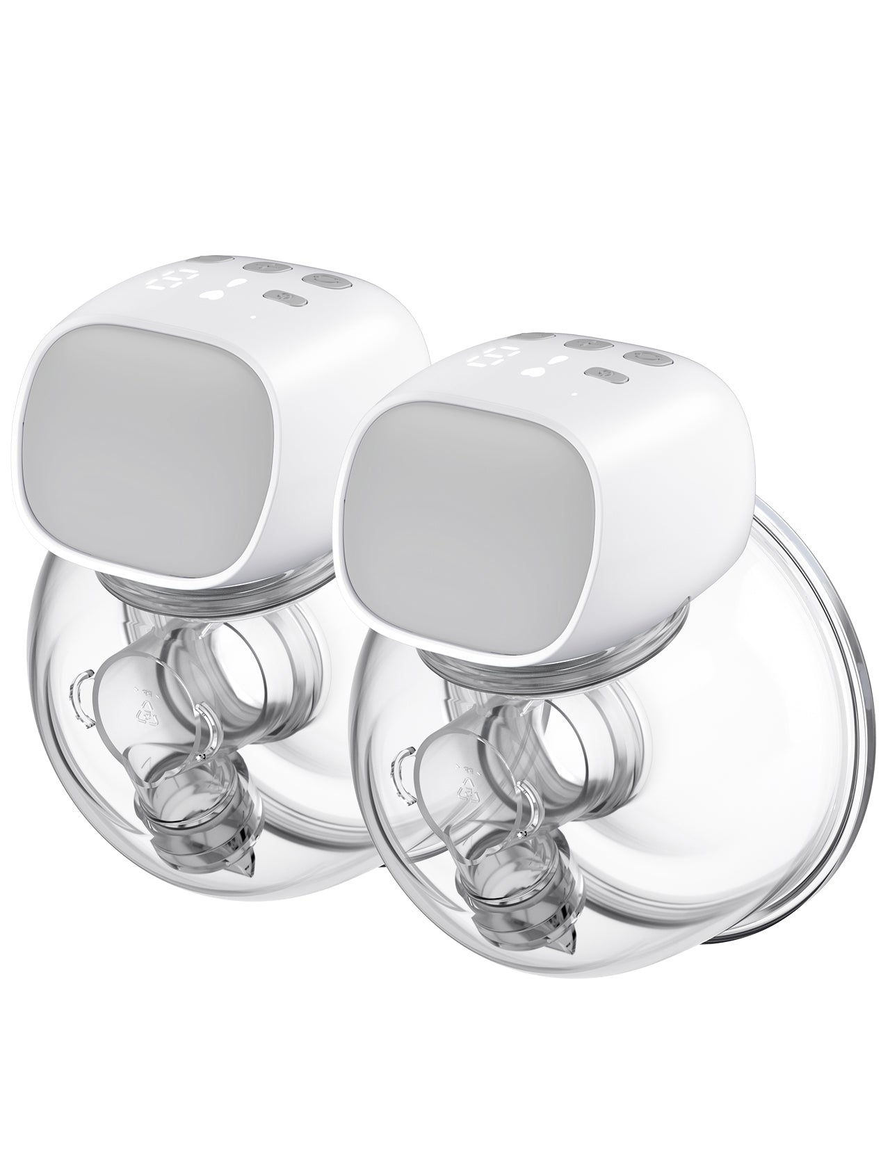Wearable Breast Pump S9 Pro Longest Battery Life, 2Pcs Gray