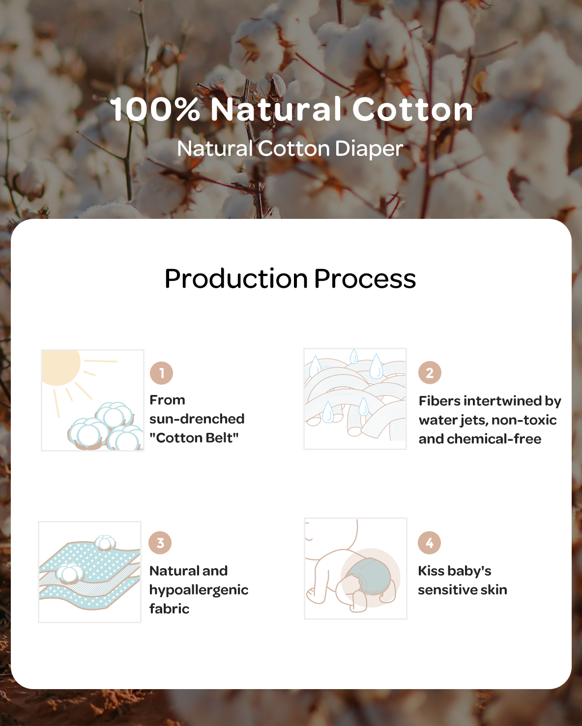Natural Cotton Diaper