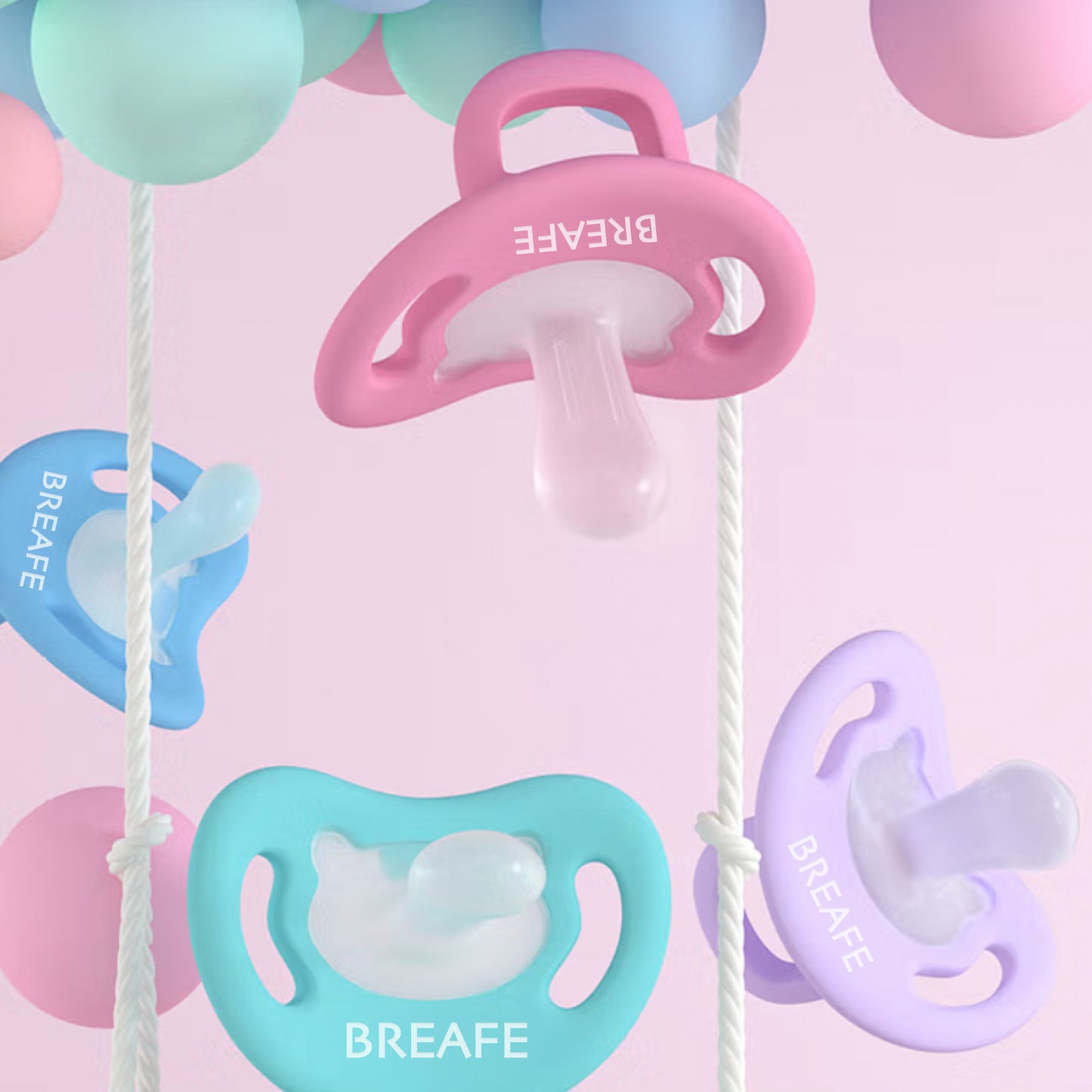 BREAFE Baby Feeding Dummies Baby Feeding Pacifiers Gum Massagers for Babies