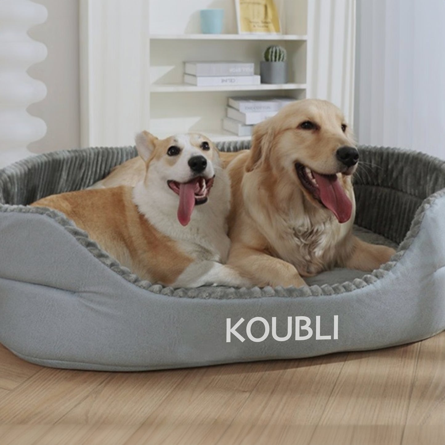 KOUBLI Foam Sofa with Removable Washable Cover, Beds for Household Pets