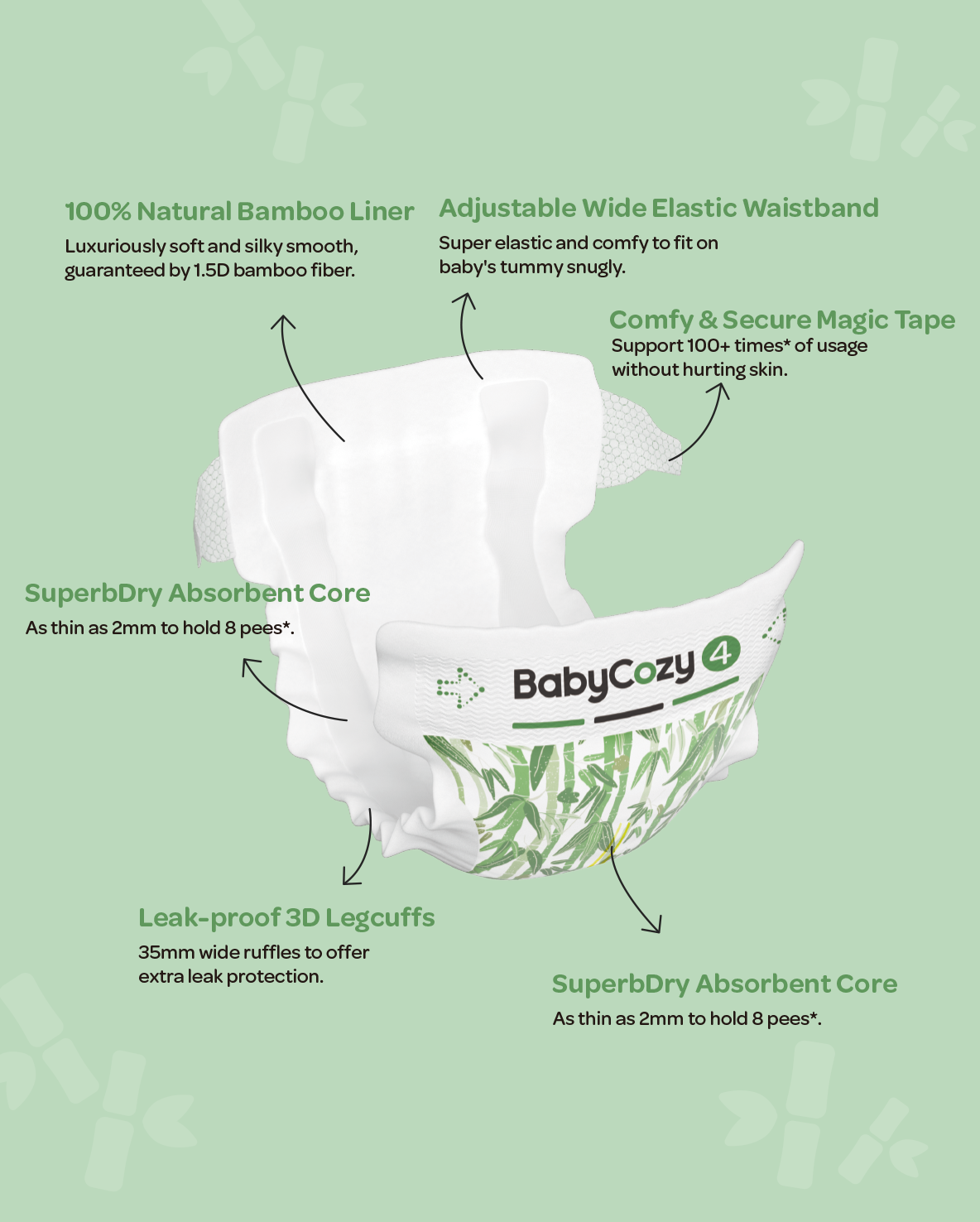 Natural Bamboo Diaper